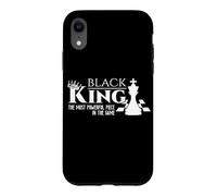 Carcasa para iPhone XR Black King - The Most Powerful Piece In The Game - History
