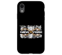 Carcasa para iPhone XR Black New York City Fashion Design, New York Illustration