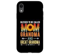 Carcasa para iPhone XR Blessed To Be Called Mom Grandma Great Grandma Mother's Day