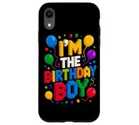 Carcasa para iPhone XR Bloques de Ladrillos de construcción I'm The Birthday Boy Master Builder