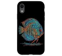 Carcasa para iPhone XR Blue Discus Fish Acuario Fishkeeper