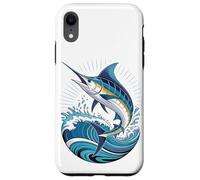Carcasa para iPhone XR Blue Marlin Ocean Graphic Fishing