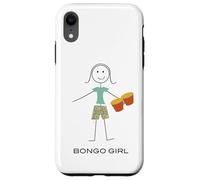 Carcasa para iPhone XR Bongo Divertido para Mujer, Regalos para Chicas músicas