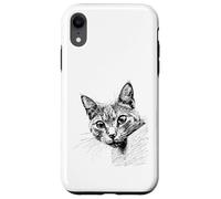 Carcasa para iPhone XR Bonita Cara de Gato Curiosa para Todos los entusiastas de los Animales