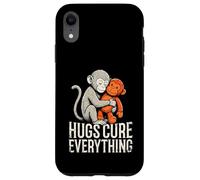 Carcasa para iPhone XR Bonito Animal Divertido para bebés de Punch Monkey