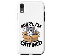 Carcasa para iPhone XR Bonito diseño de Gato juguetón en Caja