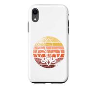 Carcasa para iPhone XR Bonito diseño Retro Vintage de Lirios Scout