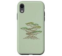 Carcasa para iPhone XR Bonsai - Árbol de meditación japonés para jardín Zen japonés, Verde y marrón