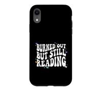 Carcasa para iPhone XR Bookish Burned out But Still Reading Retro Book Club