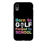 Carcasa para iPhone XR Born TO Golf 10 AÑOS Golfista 10º Nacimiento