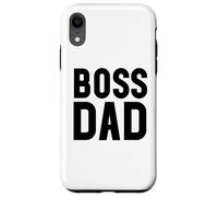 Carcasa para iPhone XR Boss Dad Men Dad Boss Hombre Papa Bossy Daddy Boss Father