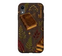Carcasa para iPhone XR Botánicos de la Biblioteca de Medianoche