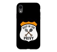 Carcasa para iPhone XR Bottle Digging Relic Hunter Deep In The Privy Design