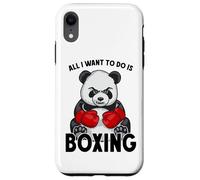 Carcasa para iPhone XR Boxeador de Oso Lindo Boxeador con Texto en inglés All I Want To Do