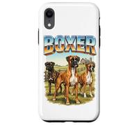 Carcasa para iPhone XR Boxer Vintage 90s Dog Lover 80s Boxer Dueño Hombres Mujeres Boxer
