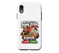Carcasa para iPhone XR Brainrot Calling Funny Viral Meme Humor Design Entrante