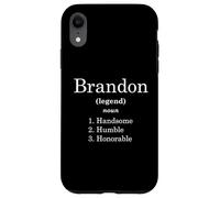 Carcasa para iPhone XR Brandon Definition Handsome Humble Honorable Funny Brandons