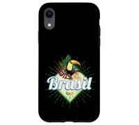 Carcasa para iPhone XR Brasil tucán Retro Samba Carnaval Recuerdo Vintage