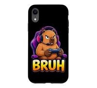 Carcasa para iPhone XR Bruh Capybara Videojuegos Funny Controller PC Gamer Console