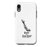 Carcasa para iPhone XR Bucear O Morir Apnea Apnea Atletas Buceo Born to Deep Dive