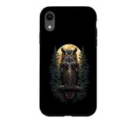 Carcasa para iPhone XR Búho Nocturnal Bird of Prey Silent Wise Spirit Hunter