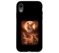 Carcasa para iPhone XR Bunny Howling At Moon Vintage Funny Mystic
