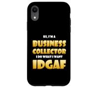 Carcasa para iPhone XR Business Collector Entrepreneur Businessman Owner Idgaf CEO