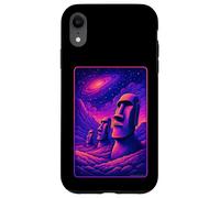 Carcasa para iPhone XR Cabezas Moai Isla de Pascua - Arte de la Galaxia Alienígena Rapa NUI