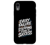 Carcasa para iPhone XR Cada Fracaso es un trampolín hacia el éxito - Cita