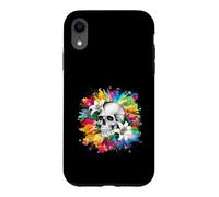 Carcasa para iPhone XR Calavera con Lirios para godos y emos
