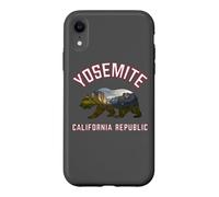 Carcasa para iPhone XR California Republic Bear Yosemite Valley National Park Flag