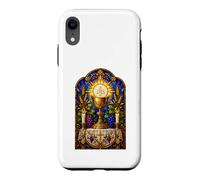Carcasa para iPhone XR Cáliz Y Eucaristía Gótico Católico Mosaico Arte Arte