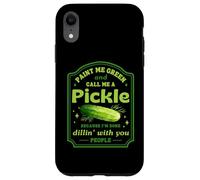 Carcasa para iPhone XR Call Me a Pickle Funny Dad Gag Pun