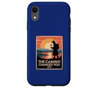 Carcasa para iPhone XR Camino De Santiago 2026 Vintage Hiking Pilgrim St James