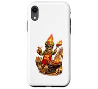 Carcasa para iPhone XR Camisa Tiki Man King of The Grill - Funny Island BBQ Tiki Art