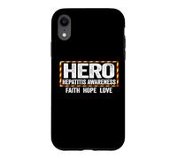 Carcasa para iPhone XR Camiseta de Héroe de Concientización sobre Hepatitis - Conciencia sobre Hepatitis