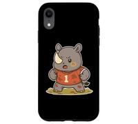 Carcasa para iPhone XR Camiseta de Jugador Rugby Rhino 1