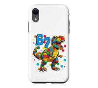 Carcasa para iPhone XR Camiseta Dino I Play with Bricks 6 7 Hours per Day