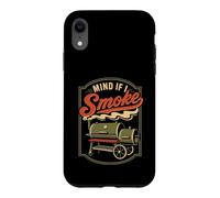 Carcasa para iPhone XR Camiseta Divertida para Barbacoa Mind If I Smoke