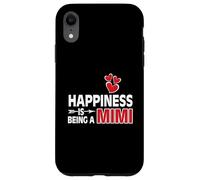 Carcasa para iPhone XR Camiseta Happiness Is Being a Mimi