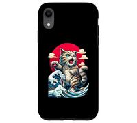 Carcasa para iPhone XR Camiseta Retro Vintage de Arte japonés Legendario Raro Kaiju
