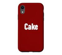 Carcasa para iPhone XR Camiseta That Says Cake - Un diseño Que Dice Pastel