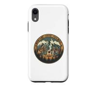 Carcasa para iPhone XR Camping Vacation Mountains Coffee and Folk Music