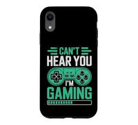 Carcasa para iPhone XR Can’t Hear You I’m Gaming for Video Game Lovers Funny Gamers