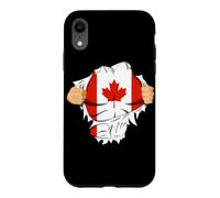 Carcasa para iPhone XR Canadian Superhero Canada Flag Patriot Gift