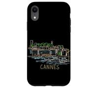 Carcasa para iPhone XR Cannes Francia Viaje Souvenir Historic City Monumento Regalo