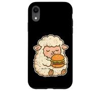 Carcasa para iPhone XR Caricatura de Hamburguesa de Oveja esponjosa
