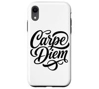 Carcasa para iPhone XR Carpe Diem aprovecha el día Idioma Latino