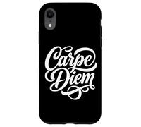 Carcasa para iPhone XR Carpe Diem Sieze el día Frase Latina