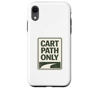 Carcasa para iPhone XR Cart Paths Only First Tees Jitters Public Golf Society Chistes